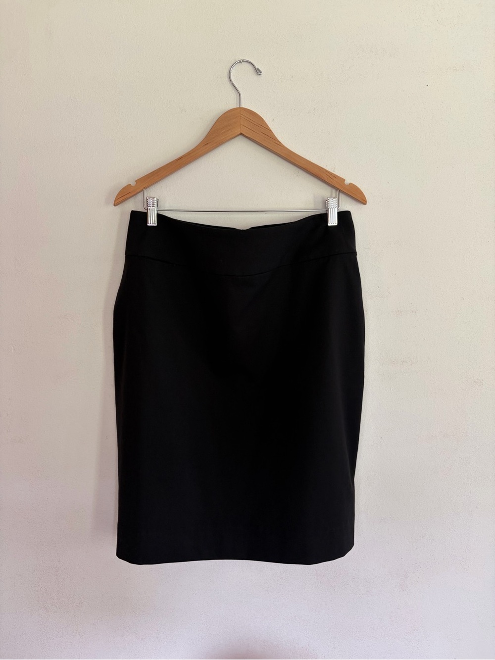 Classic Black Pencil Uniform Skirt - Women Size 12
